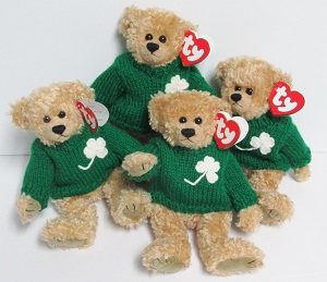 Blarney, the Irish Bear<br>Ty - Attic Treasures<br>(Click Picture-FULL DETAILS)<BR>